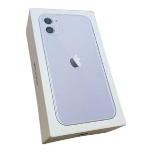 Apple iPhone 11 Empty Retail Box Purple 64GB MWK52LL/A Model A2111 Packaging